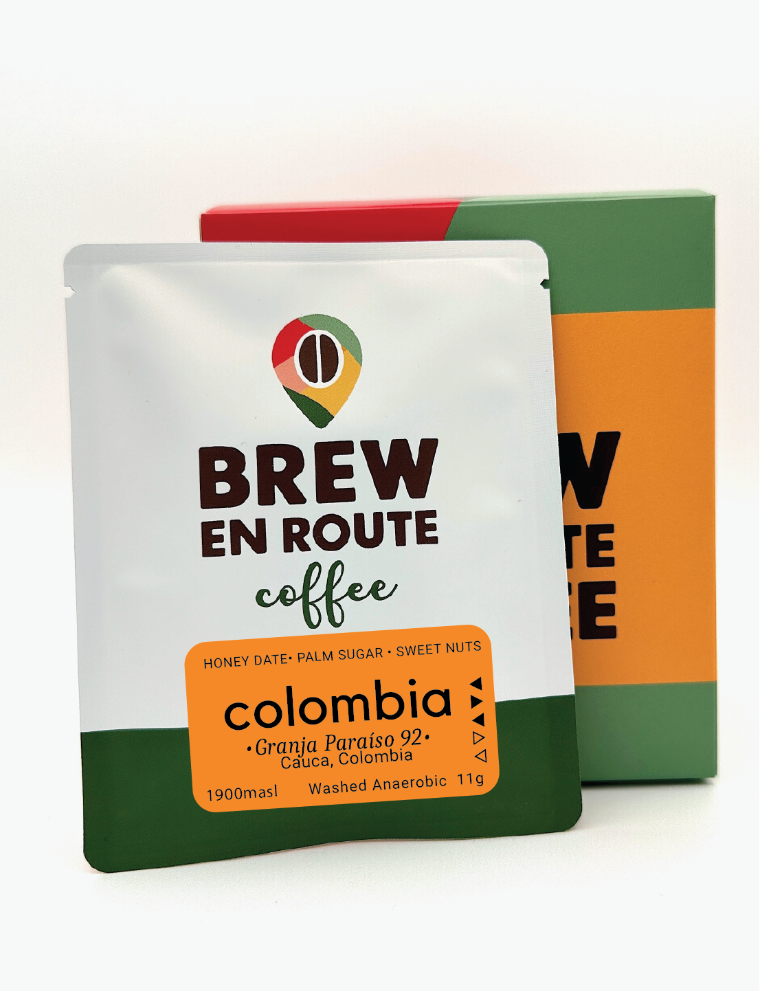 Colombia Granja Paraíso 92 | Silver Caturra | Travel Drip Coffee Single Serve (12 pack)
