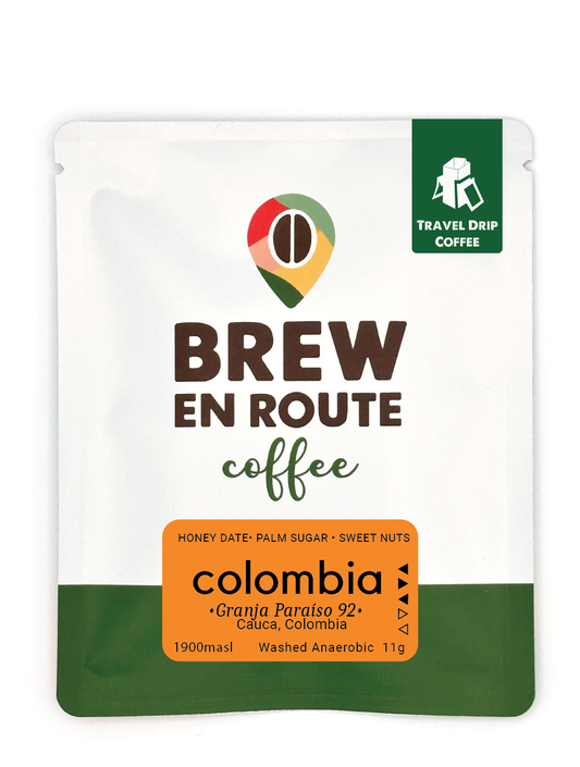 Colombia Caturra Granja Paraíso 92 | Travel Drip Coffee Single Serve (12 pack)