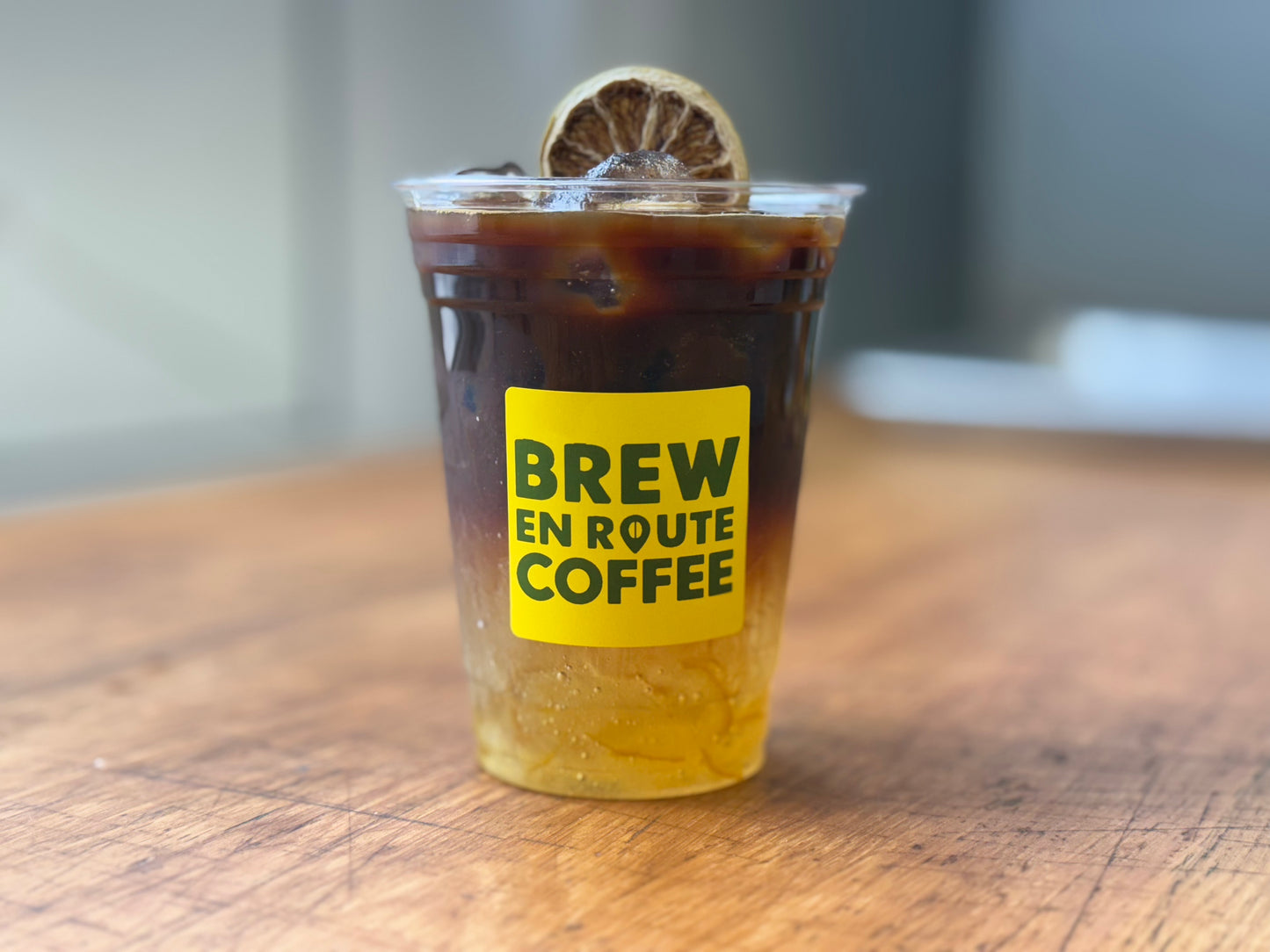 Iced Yuzu Bubbly Americano