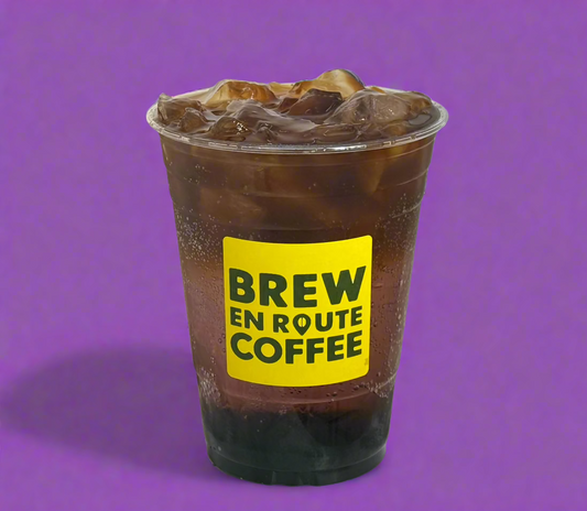 Iced Kyoho Grape Bubbly Americano