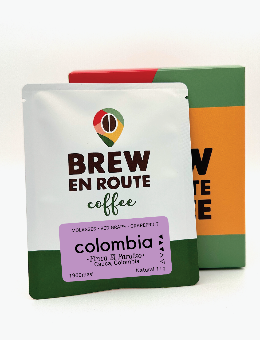 Colombia Natural Finca El Paraiso | Diego Samuel Bermudez Tapia | Travel Drip Coffee Single Serve (12 pack)