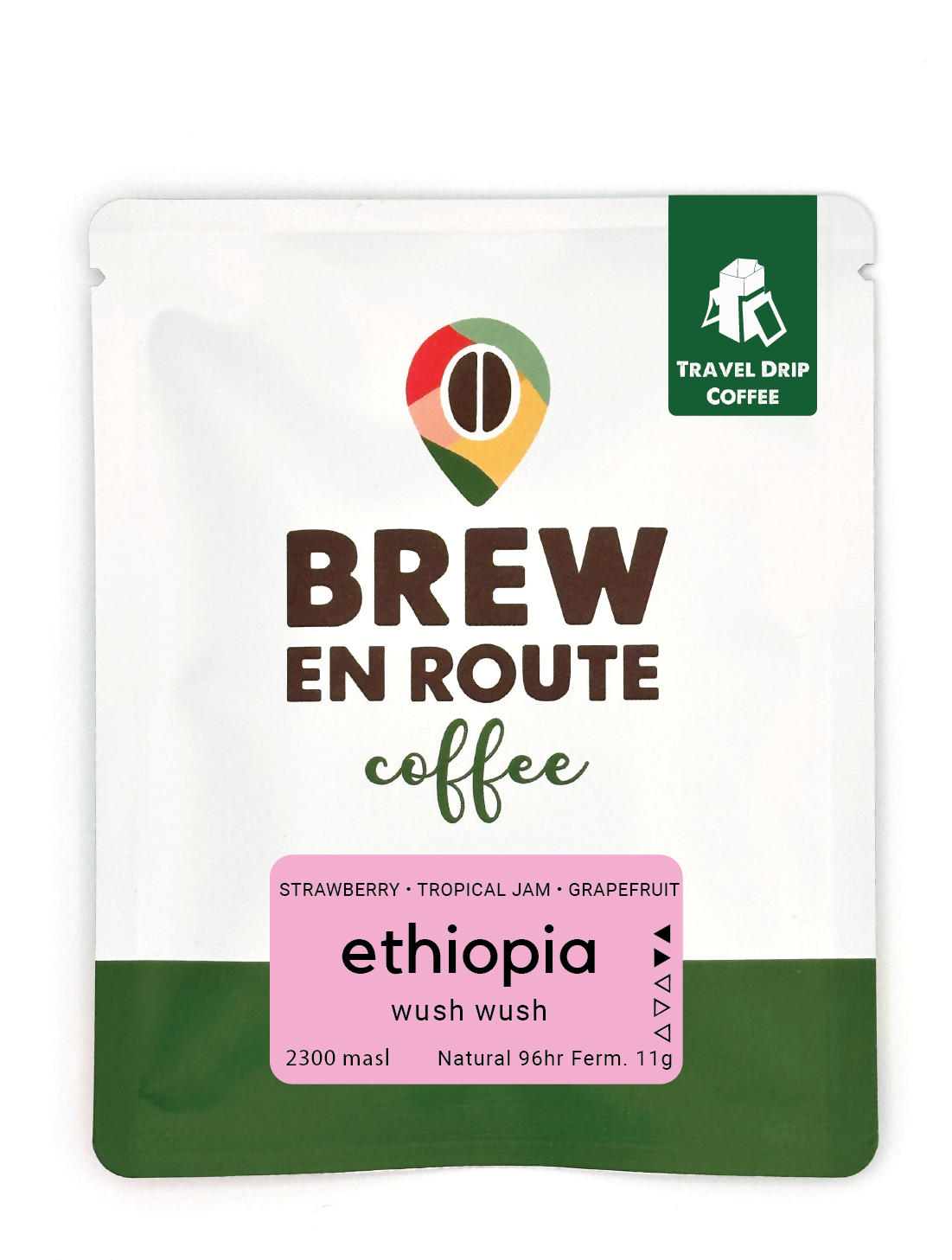 Ethiopia Wush Wush 96 hours dry fermentation | Travel Drip Coffee Single Serve