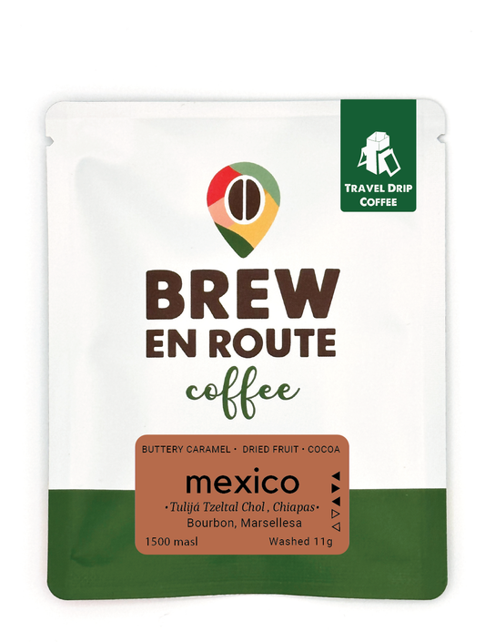 Mexico Organic Chiapas Tulijá |  Travel Drip Coffee Single Serve (12 pack)