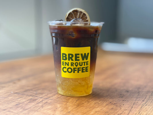 Iced Yuzu Bubbly Americano
